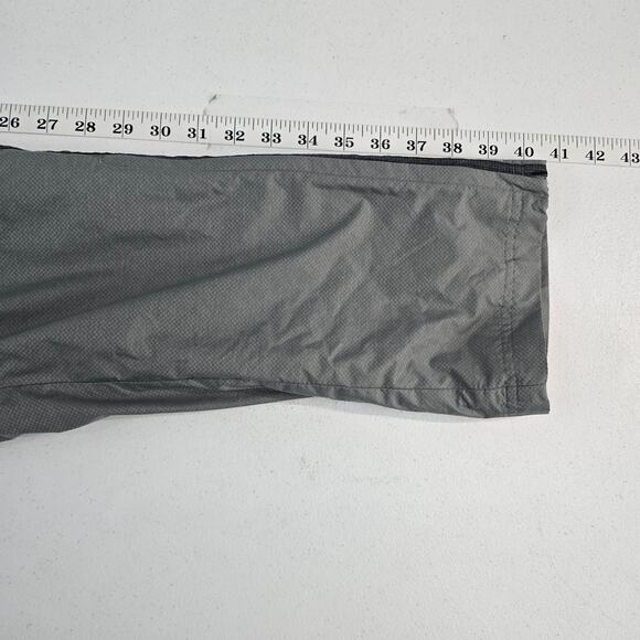 Adidas Men's Small Gray Athletic Track Pants Zip Hem‎ Stripes S86814 5977 - Picture 6 of 13